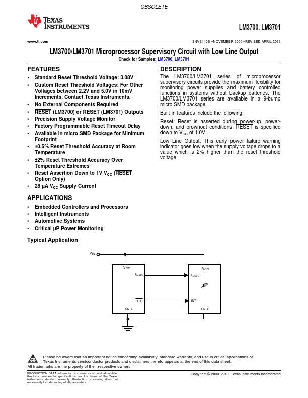 LM3701