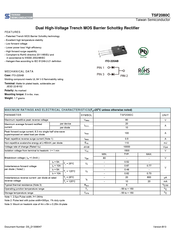 TSF2080C