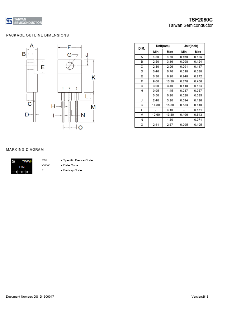 TSF2080C