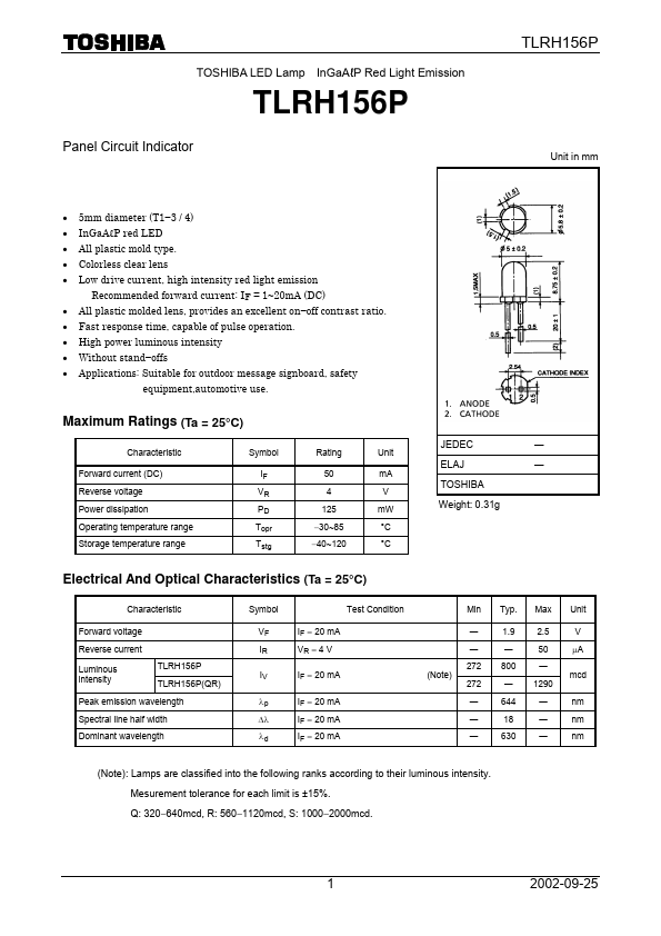 TLRH156P