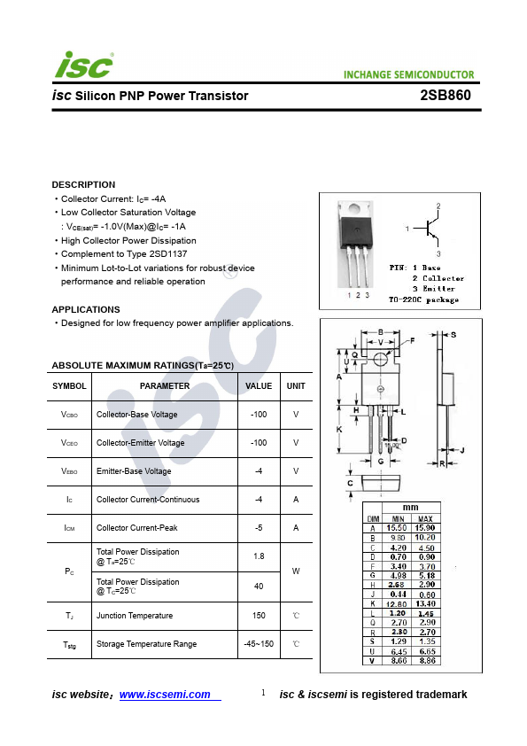 2SB860