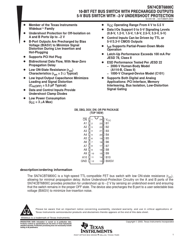 SN74CBT6800C