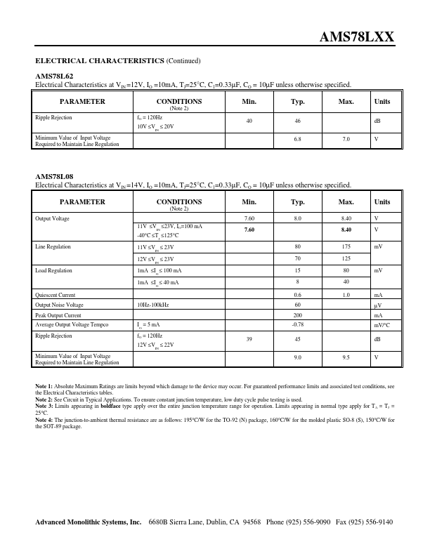 AMS78L05L