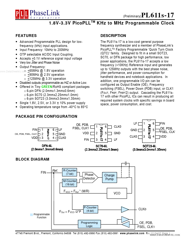 PL611S-17