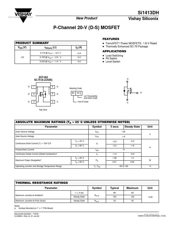 SI1413DH