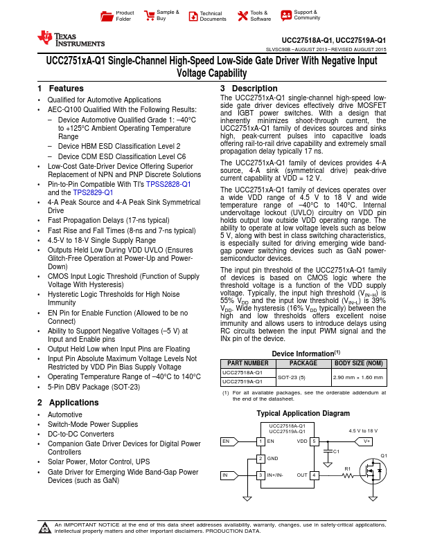 UCC27518A-Q1