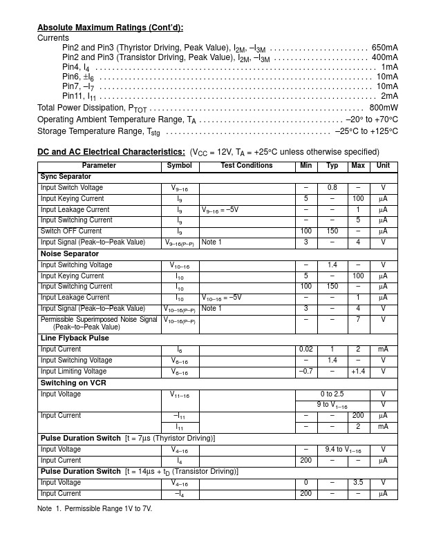 NTE7001