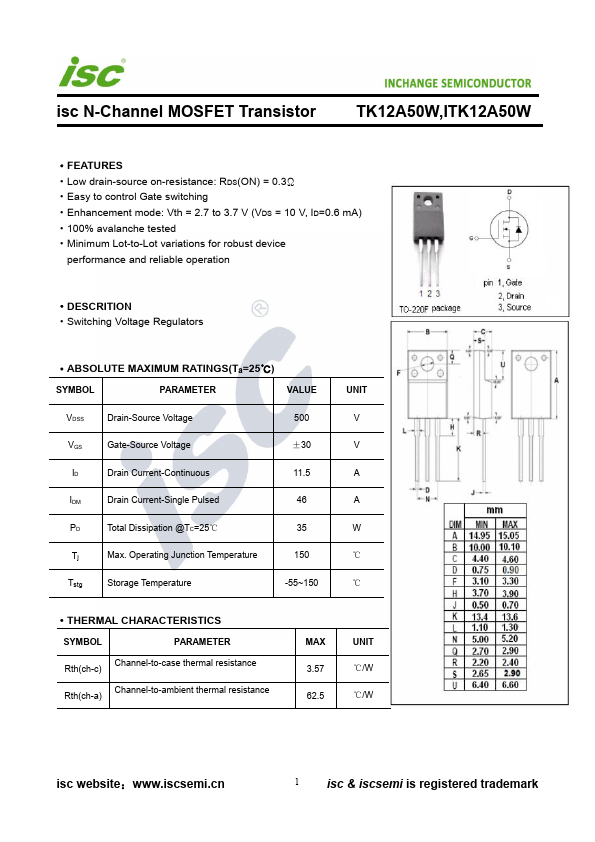 TK12A50W