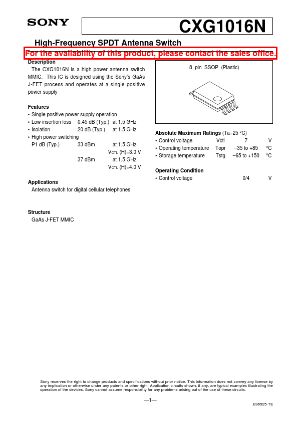 CXG1016N