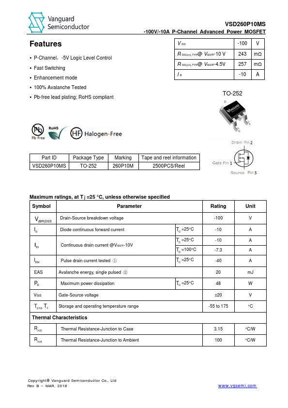 VSD260P10MS