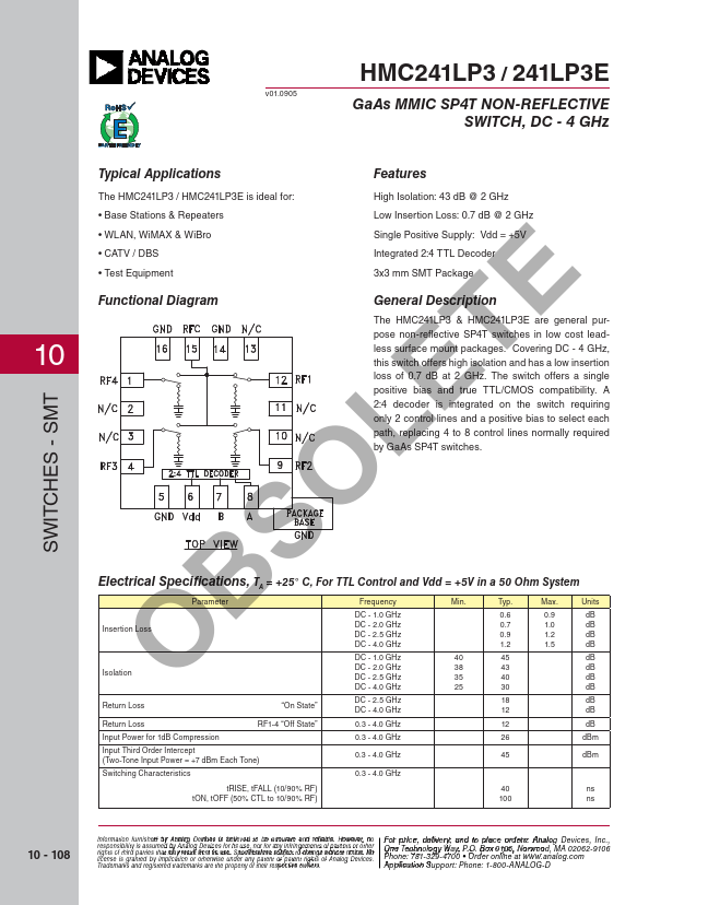 HMC241LP3E