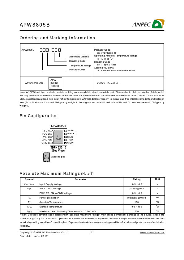 APW8805B