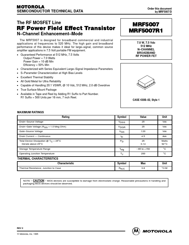 MRF5007R1