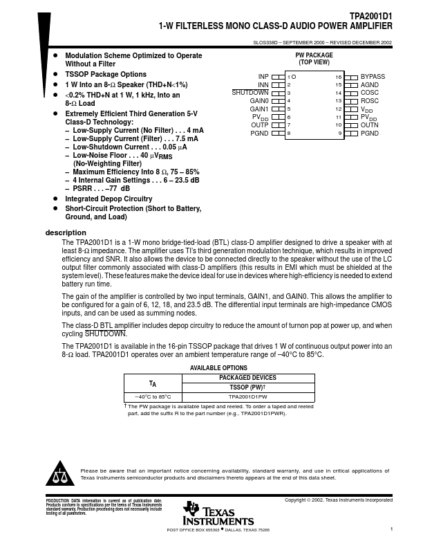 TPA2001D1