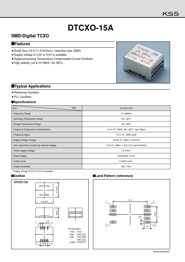 DTCXO-15A