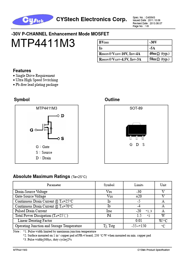 MTP4411M3