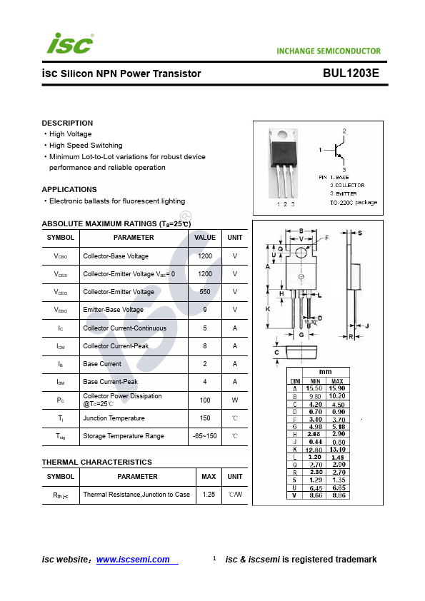 BUL1203E