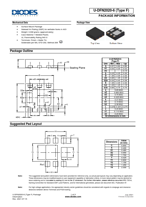 U-DFN2020-6