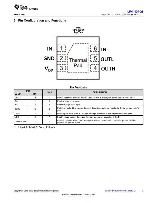 LMG1025-Q1