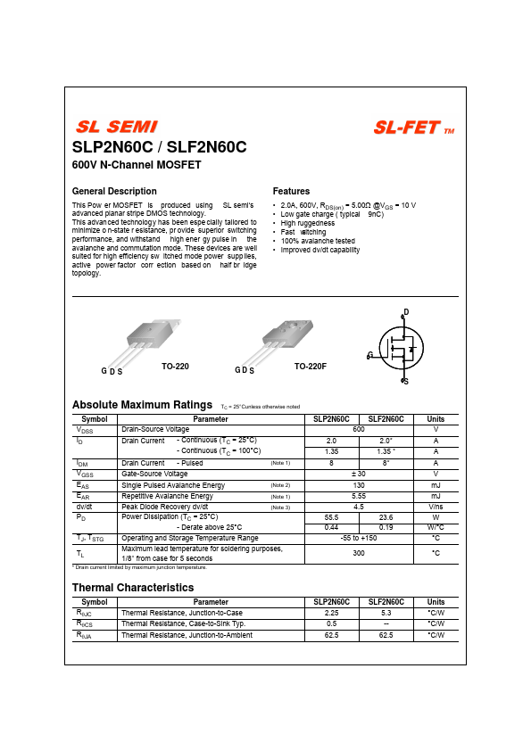 SLP2N60C