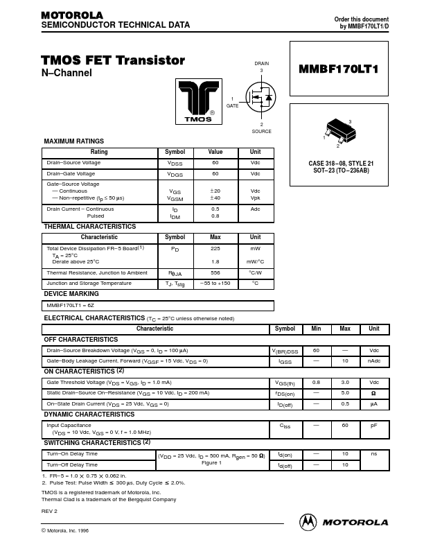 MMBF170LT1