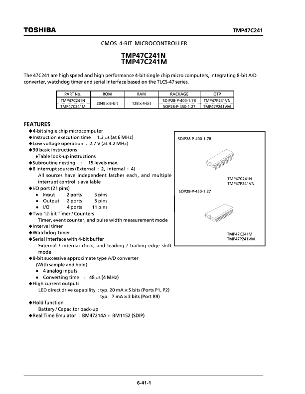 TMP47C241M