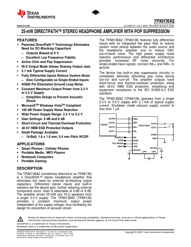 TPA6136A2