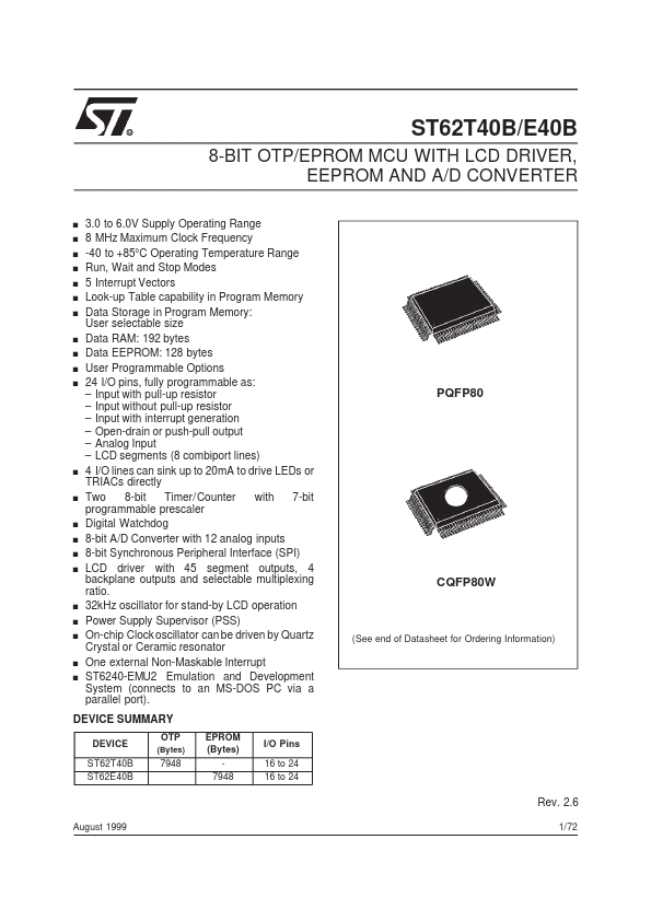 ST62T40B