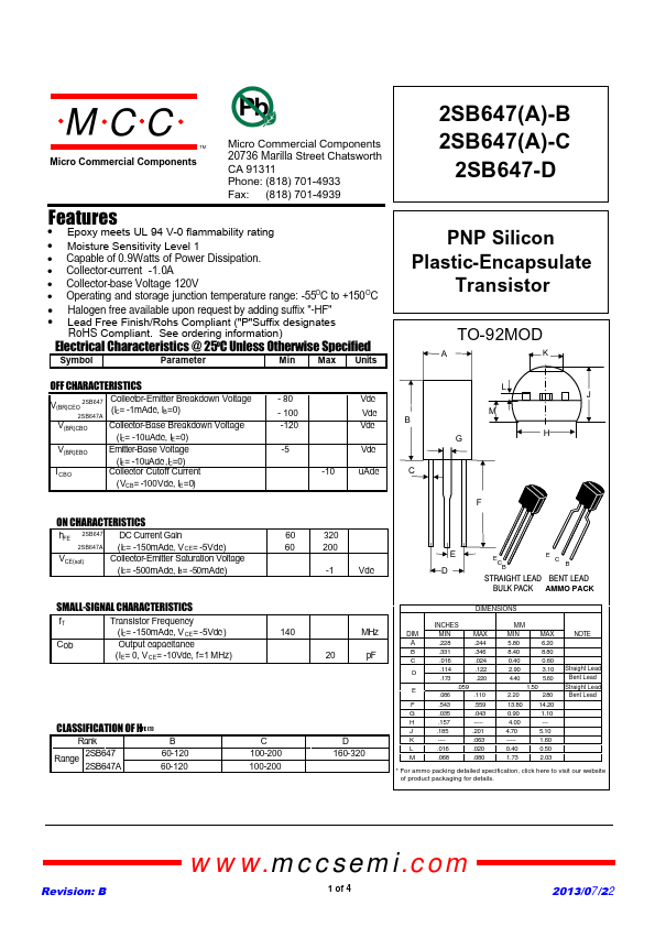 2SB647A-C