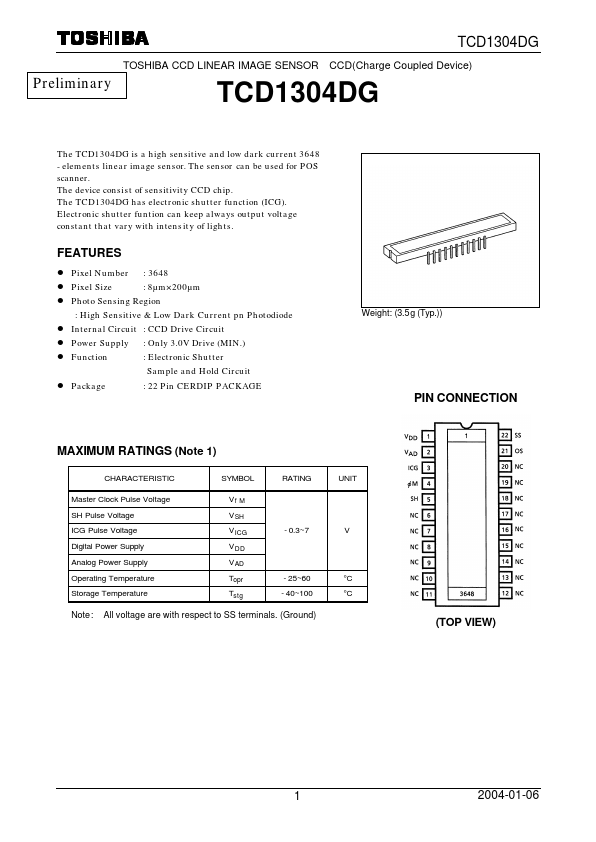 TCD1304DG