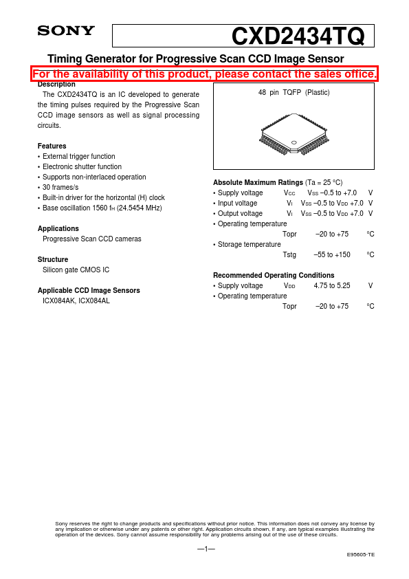 CXD2434TQ