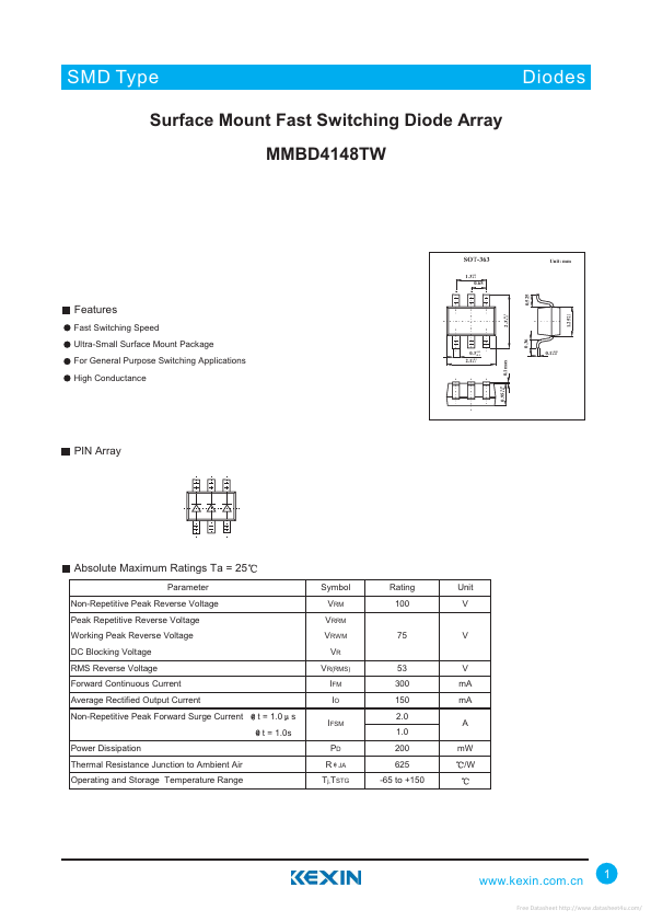 MMBD4148TW