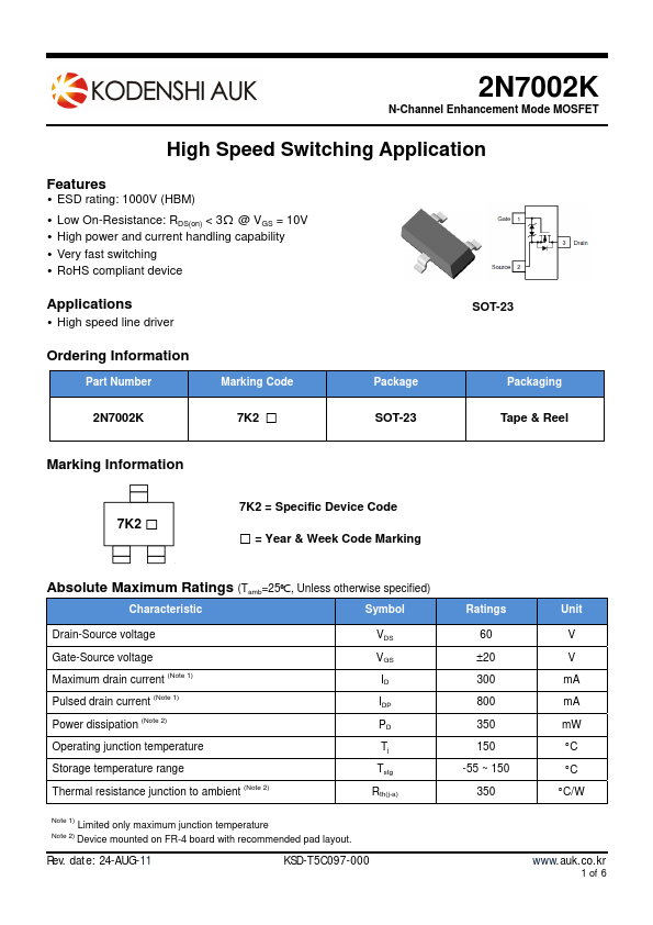 2N7002K