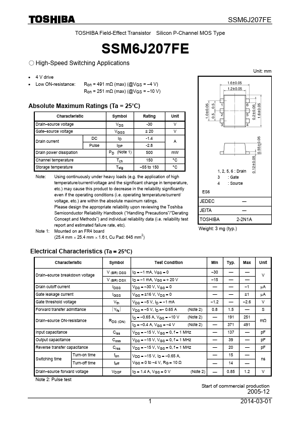 SSM6J207FE