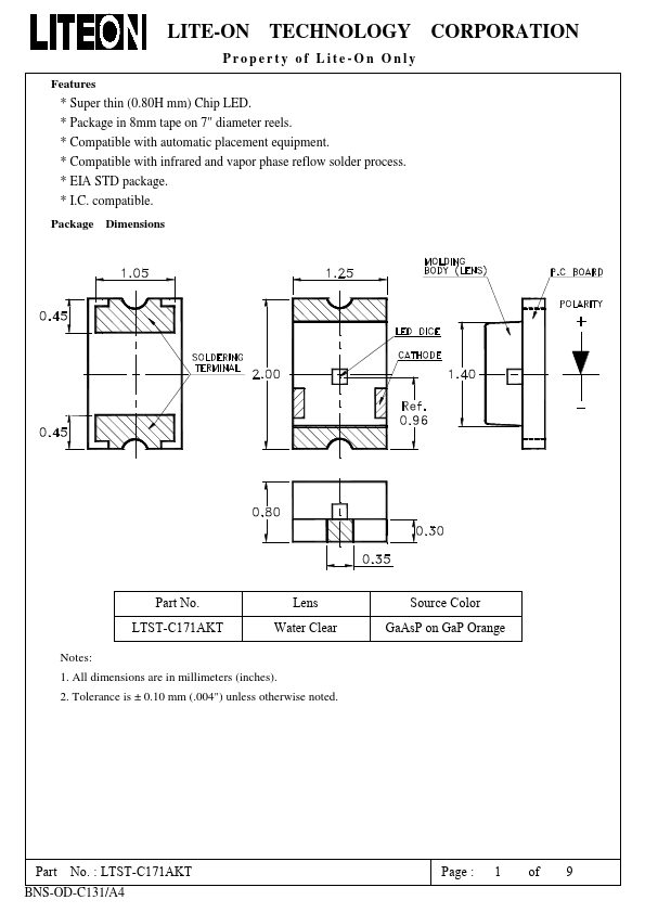 LTST-C171AKT