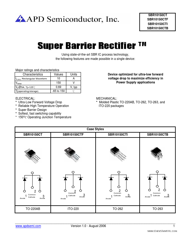 SBR10150CTB