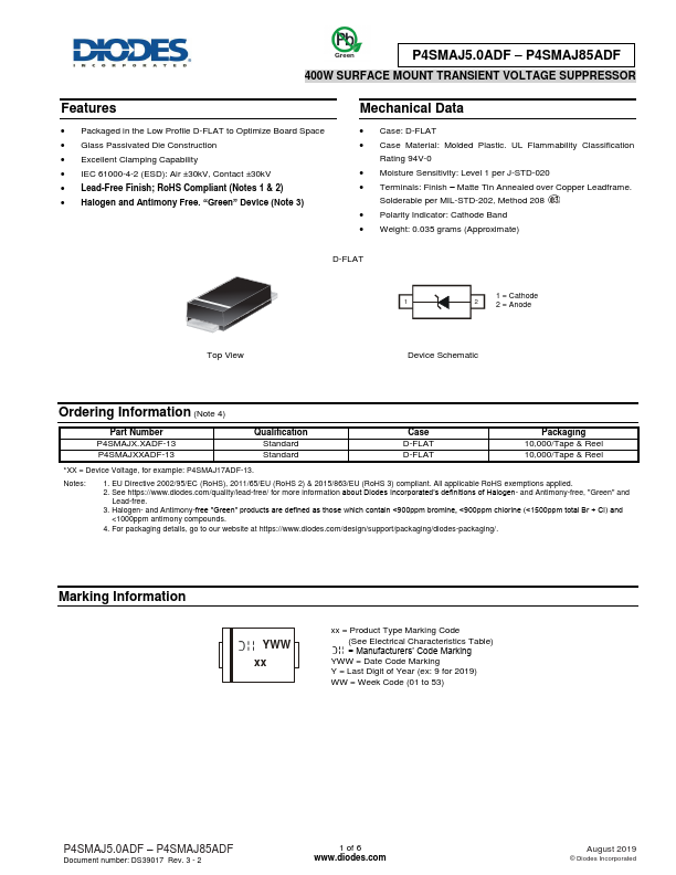 P4SMAJ60ADF