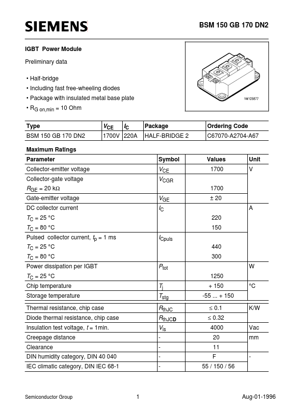 BSM150GB170DN2