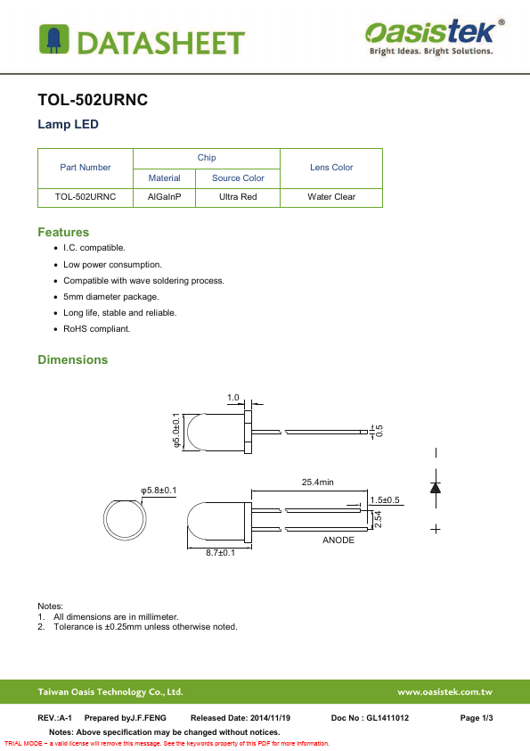 TOL-502URNC