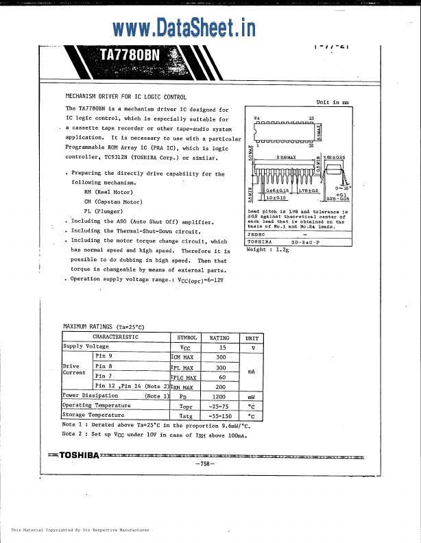 TA7780BN