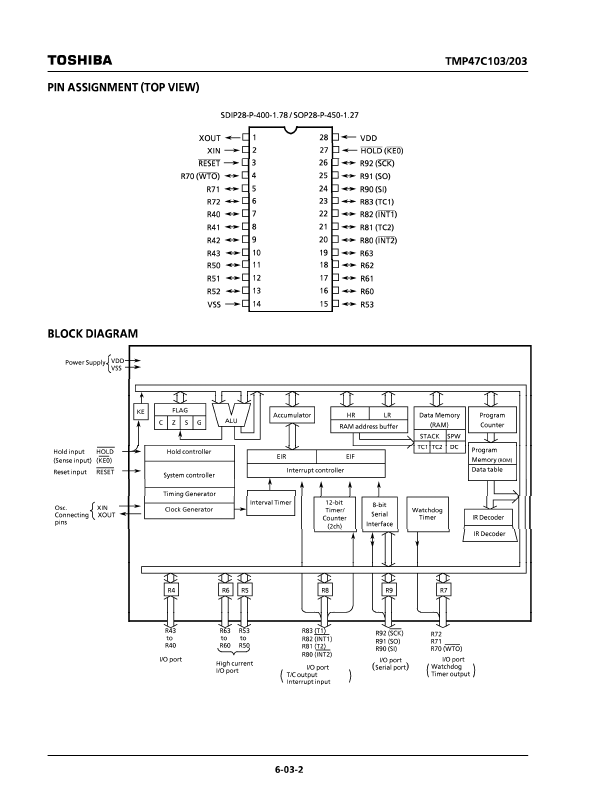 TMP47C203