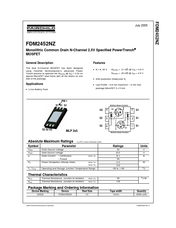 FDM2452NZ