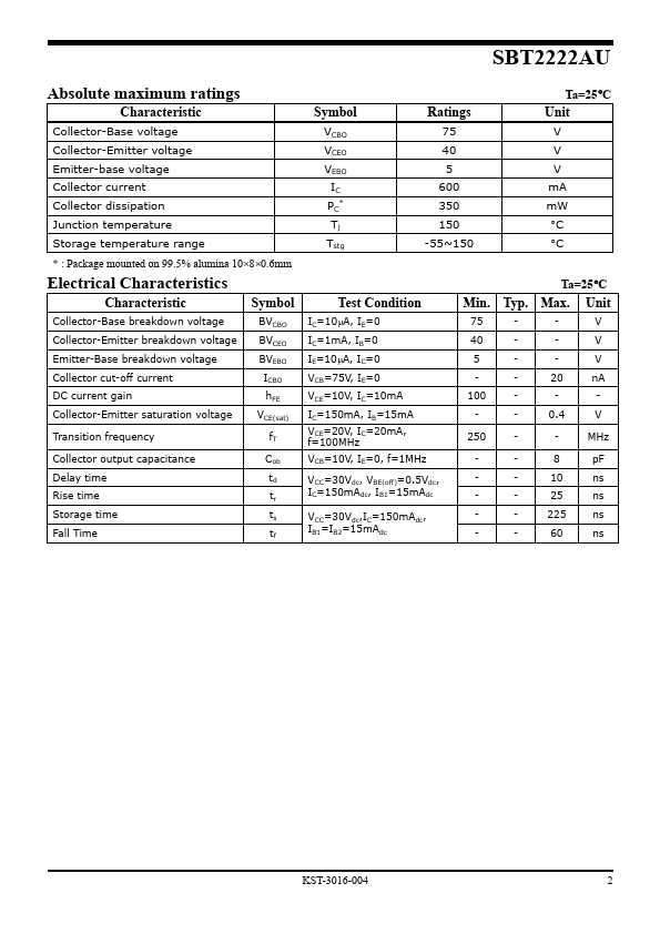 SBT2222AU