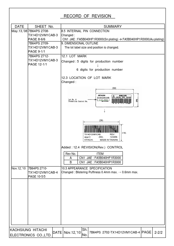 TX14D12VM1CAB