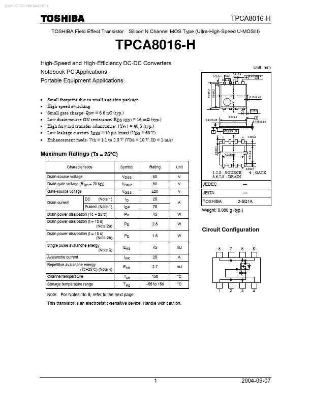 TPCA8016-H