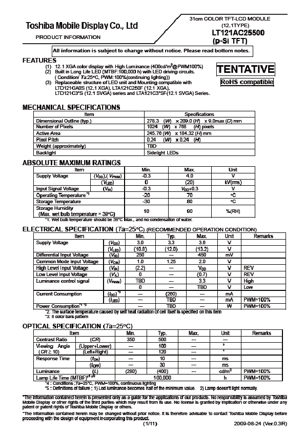 LT121AC25500