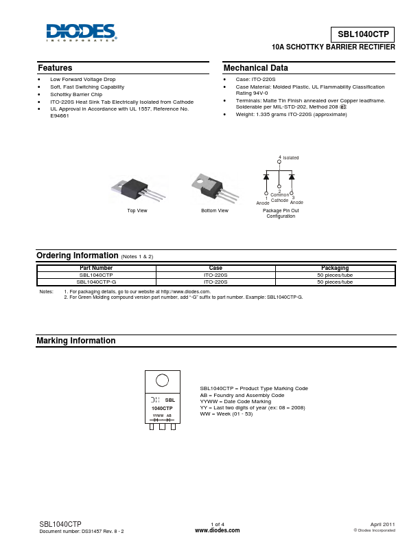 SBL1040CTP