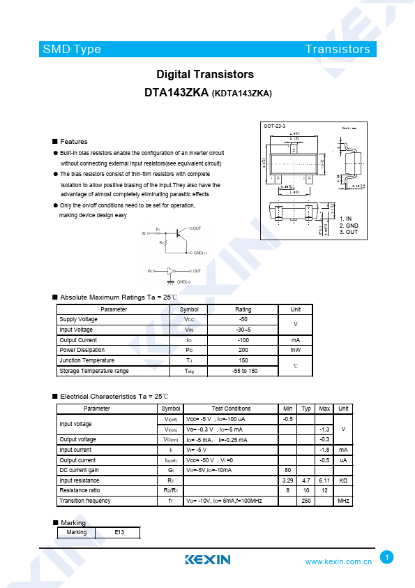 DTA143ZKA