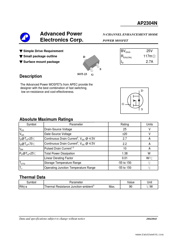 AP2304N