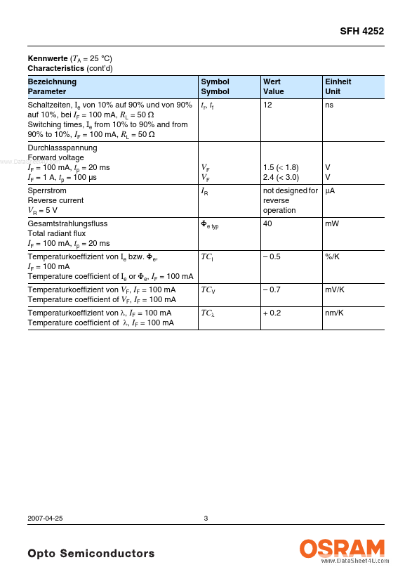 SFH4252